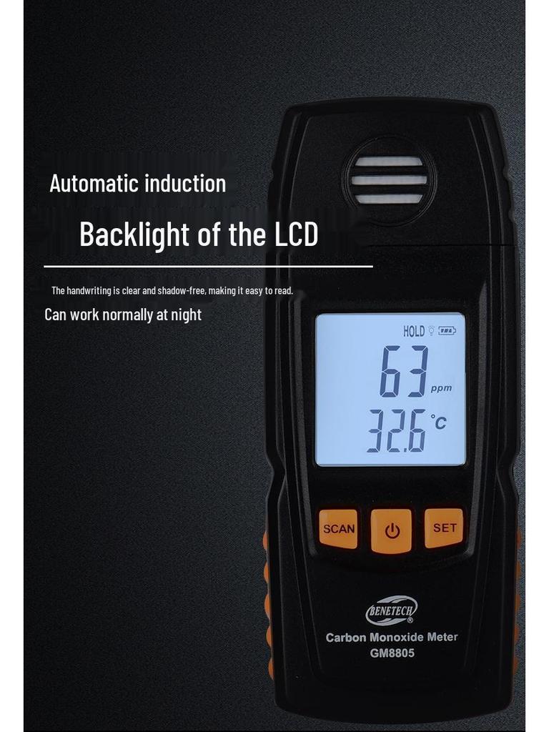 Benetech GM8806 Ammonia Gas Detector: Portable Digital Monitor and Alarm
