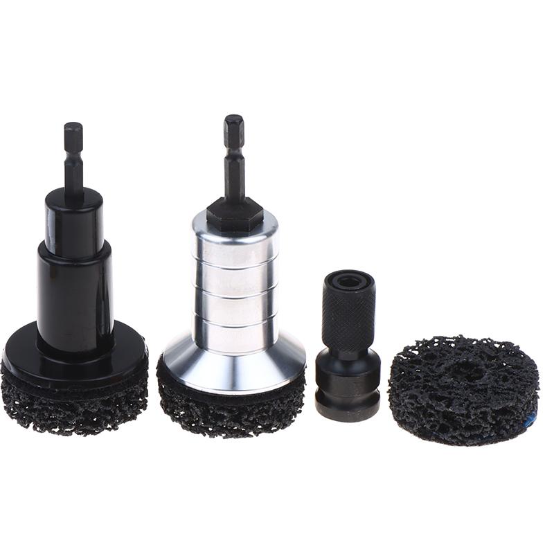 Convenient Wheel Hub Rust Removal Brush Set Brake Hub Surface Stud Cleaning Polishing Kit Brake Disc Rust Removal Tool