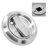 Stylish Round Cabinet Handle, 304 Stainless Steel Invisible Door Handle for Fireproof Door, Wardrobe, Cupboards, Easy to Install