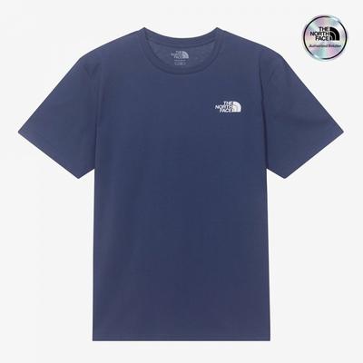 The North Face White Label Cotton Short Sleeve Round Tee Nt7ur00l Navy