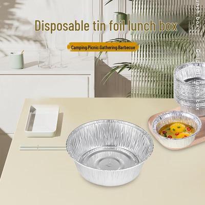 Jiwanggu Disposable Round Aluminum Foil Meal Box