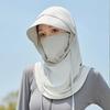Breathable Mask Cap with Shawl Pullover Cap New Head Wrap  Unisex