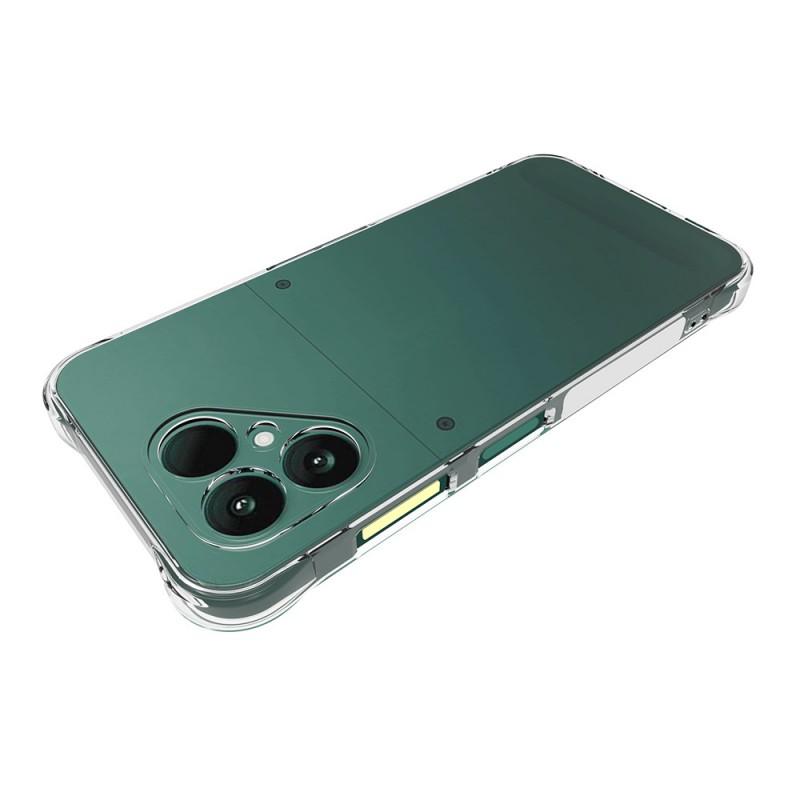 For Fairphone 6 Case WANLONFENG WL Series 2.0mm TPU Phone Cover with Tempered Glass Film