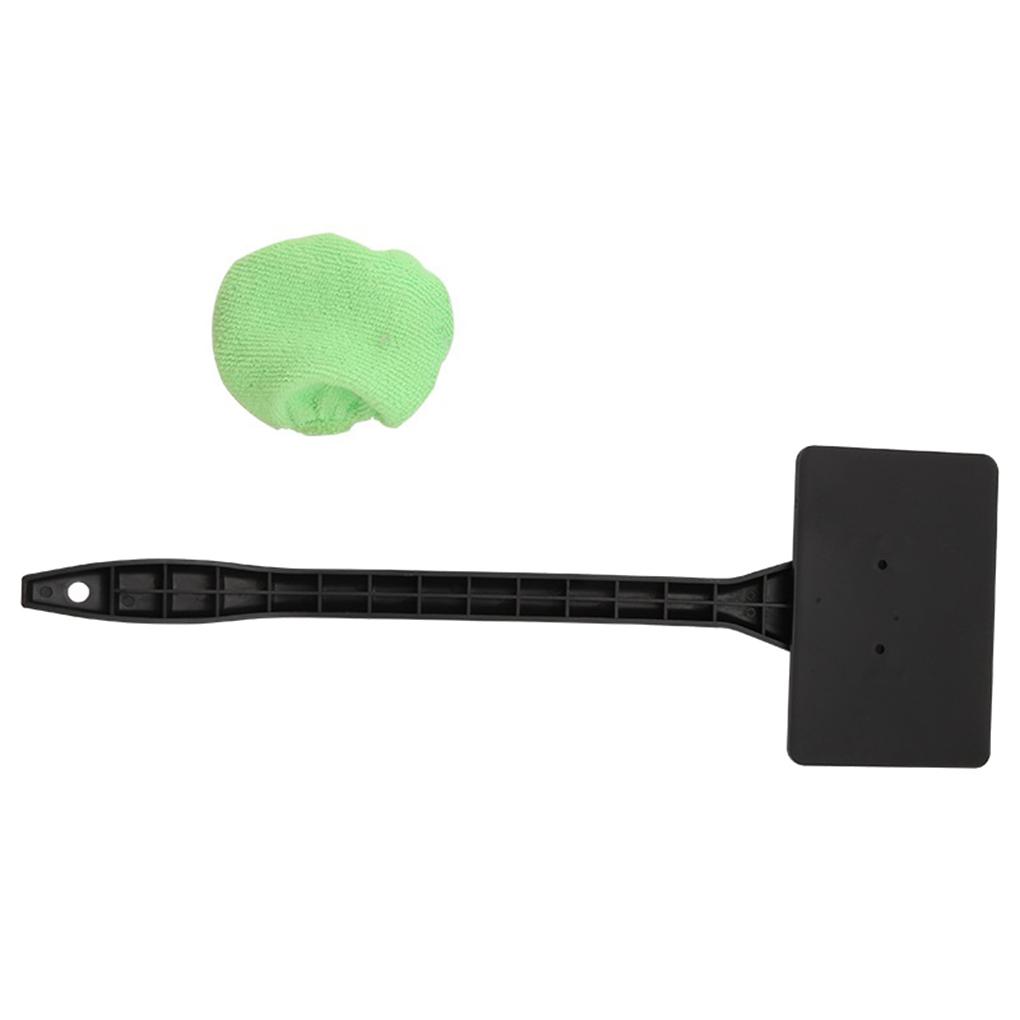 Car Front Windshield Dust Dirt Fog Long Handle Brush Ergonomic Detachable Windscreen Brushes Automotive Cleaning Tool green