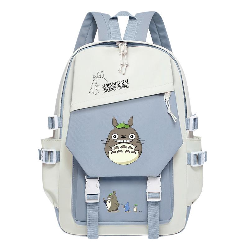 Duoluo Rucksack College-Stil Niedliche Cartoon-Zeichnungen Große Kapazität Lastreduzierung Rückenprotektor Schülerrucksack