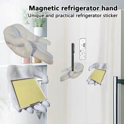 New Halloween Refrigerator Magnetic Hand Can Place Notes Decoration Props Plan Magnetic Tool Support