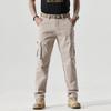 Men S Straight Leg Multi Pocket Casual Cargo Pants