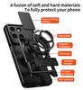 Armor Car Magnetic Ring Case For Motorola Moto G56 G86 G35 G55 G34 G54 G64 G84 G13 G23 G53 Lens Protect Cover Stand Holder Funda