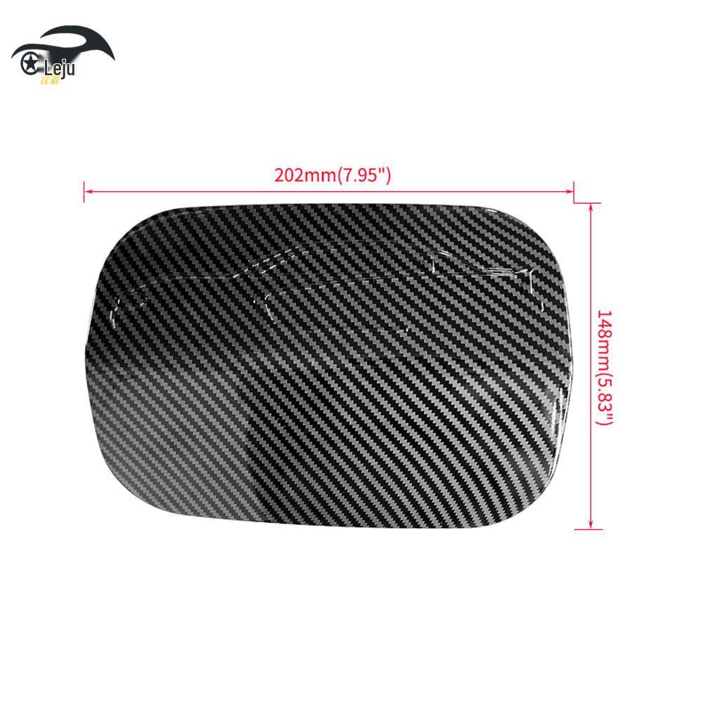 Gloss Black Front Bumper Protective Sticker for 2015-2021 Dodge Charger Fuel Cap