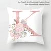 45X45Cm Pink Letter Cushion Pillowcase Decorative Sofa 40X40Cm Pillow Cases Autumn Decoration