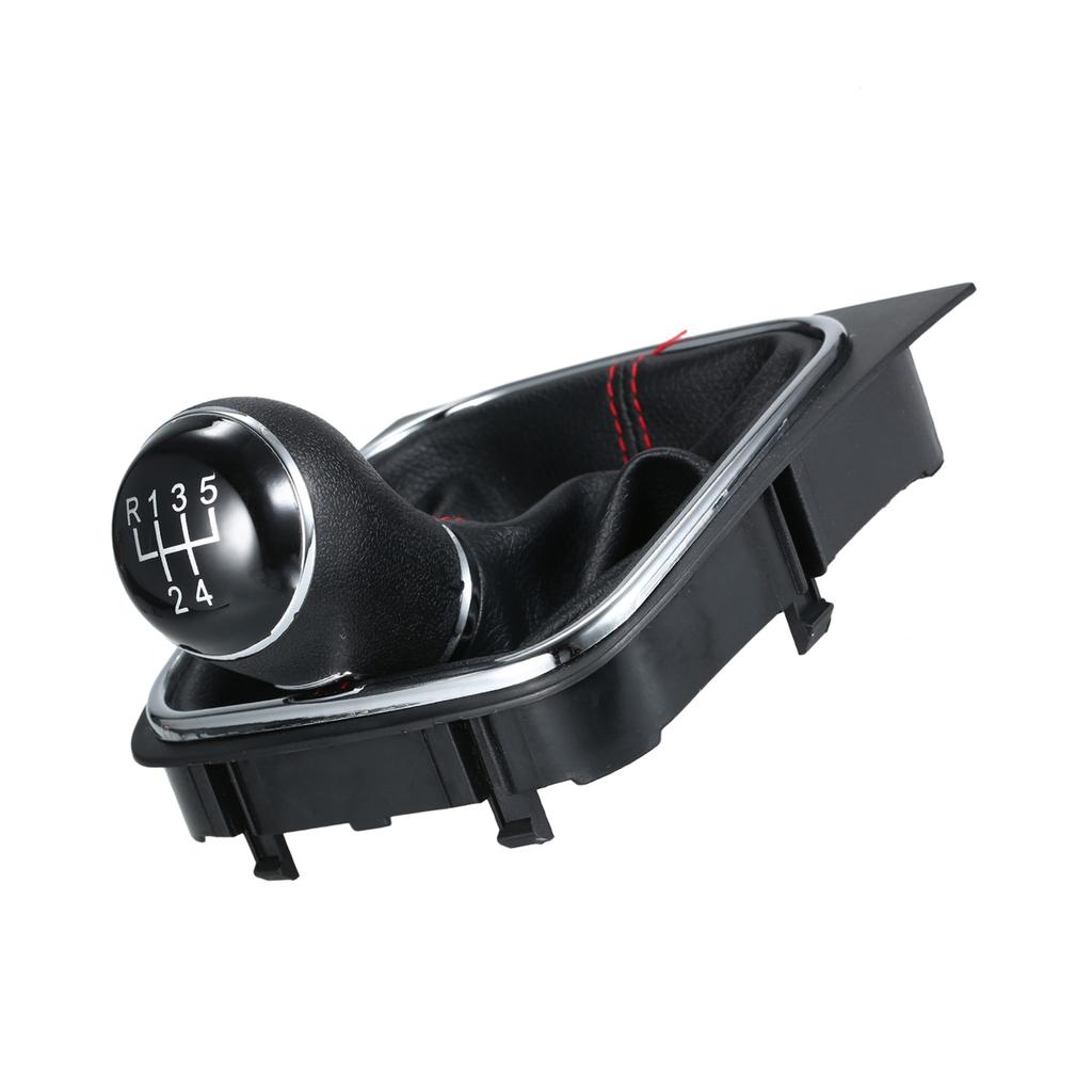 5 Speed Gear Knob Shift Stick Gaiter Cover Replacement for  Golf 5 6 110mm Hole Diameter