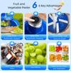 Rechargeable Fruits Peeling Machine Automatic Garlic Peeler Machine  for Plum Peach