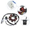 ACROPIX Motorcycle Magnetic Stator Plate Ignition Coil 4 Wire 8