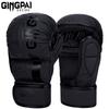 Professional Mma Boxing Gloves Half Finger Sandbag Karate Muay Thai Training Gloves Men Women Thickened Boxing Equipment