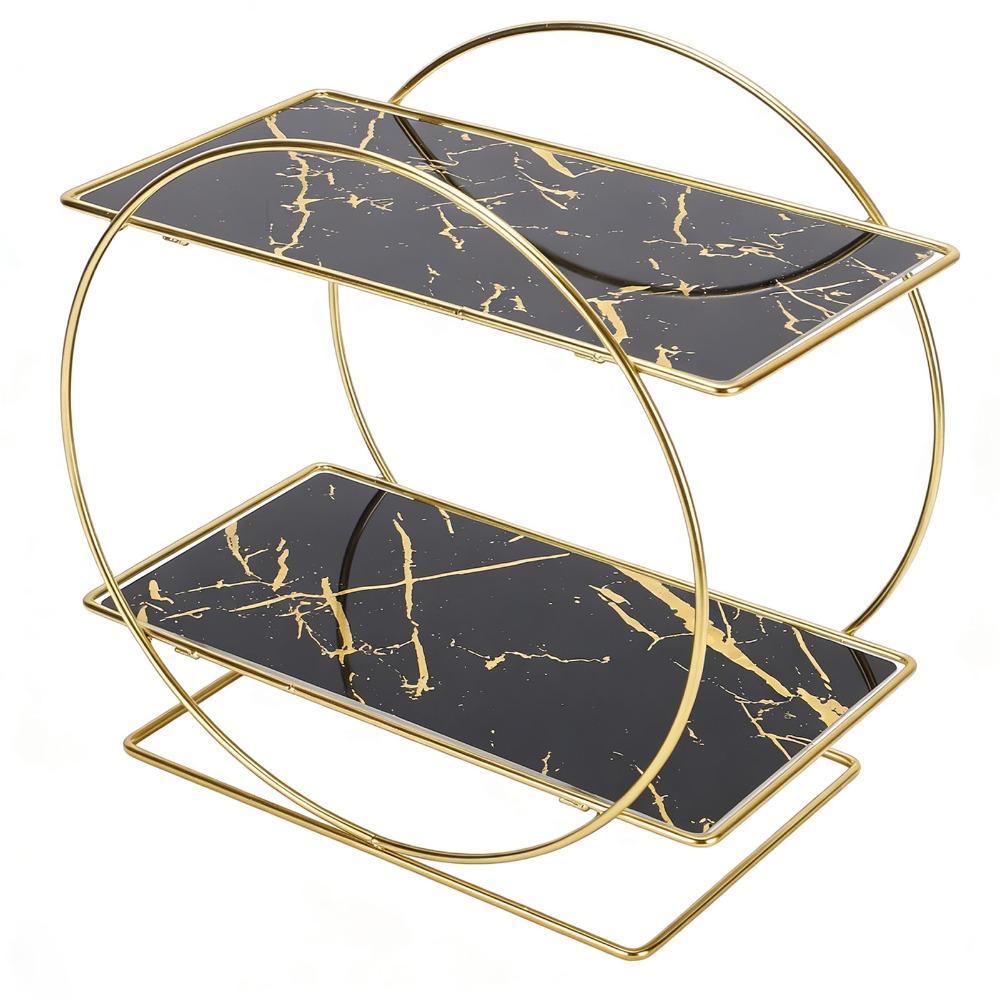 Iron Bathroom Counter Organizer 2 Tier Makeup Organizer  Cosmetics Toiletries
