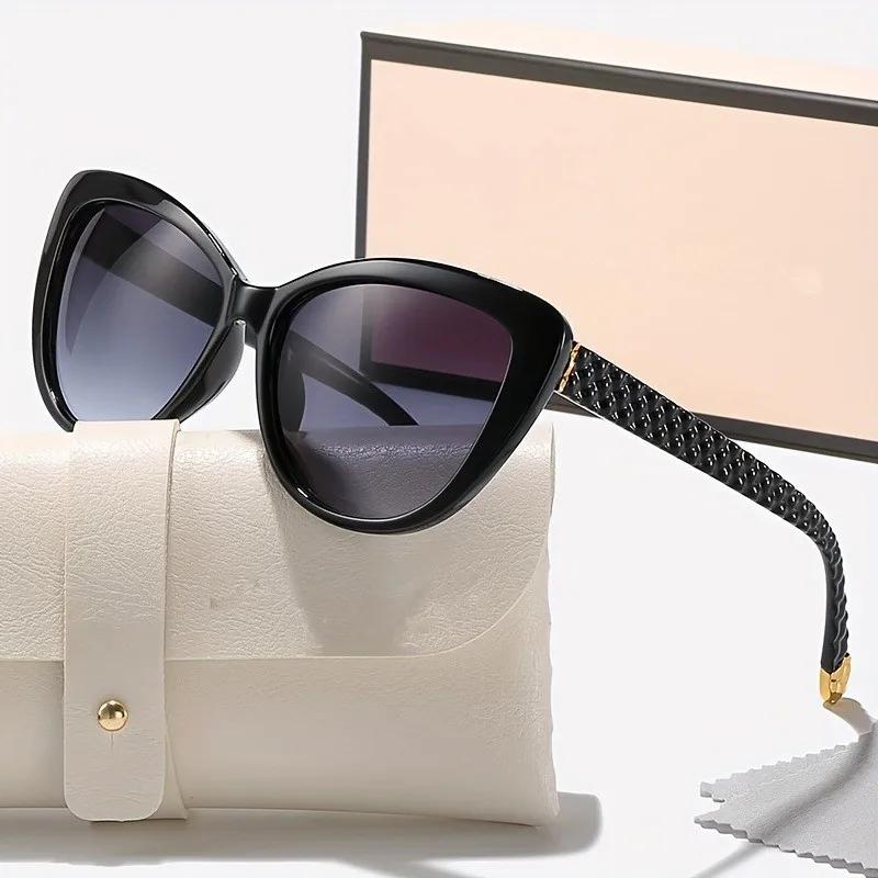 Cat's Eye Sungalsses Women Men Luxury Brand Designer Sun Glasses Ladies Elegant Graident Sexy Sun Glasses Eyewear UV400