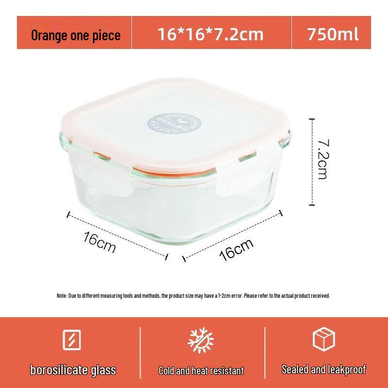 Camellia Microwave-Safe Glass Food Storage Containers