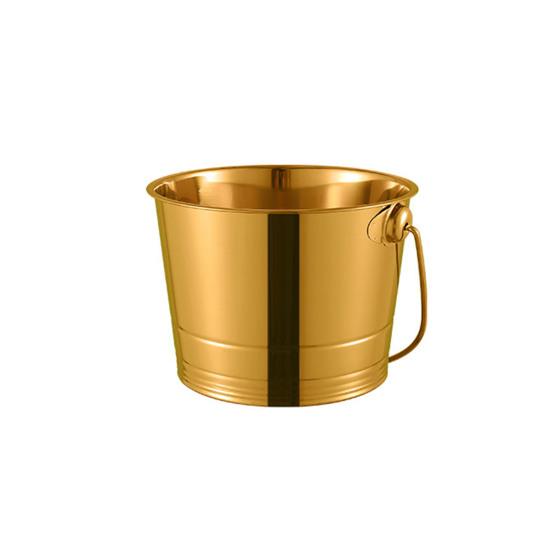 Yousheng Stainless Steel Ice Bucket, with Handle Portable Beverage Tub, Mirror Polished Durable Ice Tub, for Bars Parties KTV Beverage