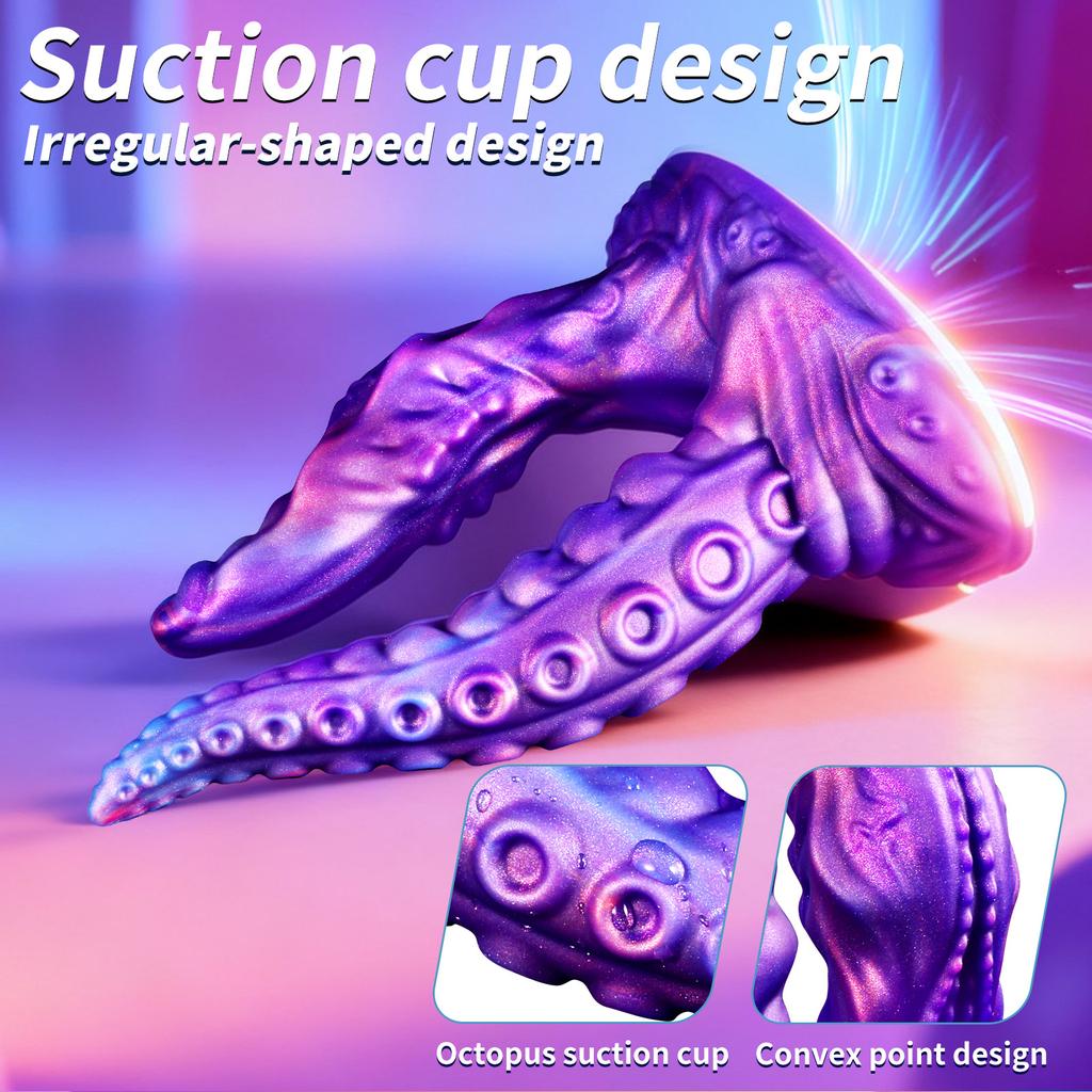 Alien Animal Penis Double Headed Masturbator Silicone Double Tentacle For Two Men And Women In The Backyard Adult Sexual Products