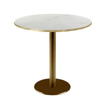 Round Table Ø 70 Cm Rome Bistro Translucent Marble