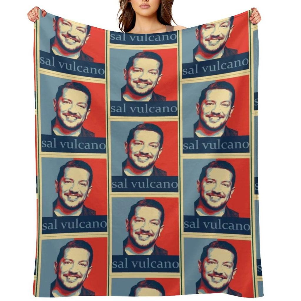 Musica Retro Sal Vulcano Retro Vintage Coperta Plaid Piumone Decorativo Divani Lusso Coperte da Picnic