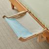Bedside Cat Hammock Adjustable Cat Bed Window Perch with Wood Frame No Drilling Installation Pet