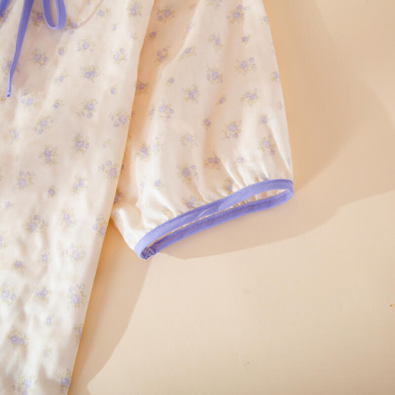 Summer Women's Pajama Ladies' Pajamas Set Short Sleeves+Long Pants Pajamas Spring Sleepwear Homewear Girl's Nightwear