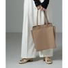 [Nano Universe] Vertical Tote Bag Ladies F 040 Beige 673-5132300