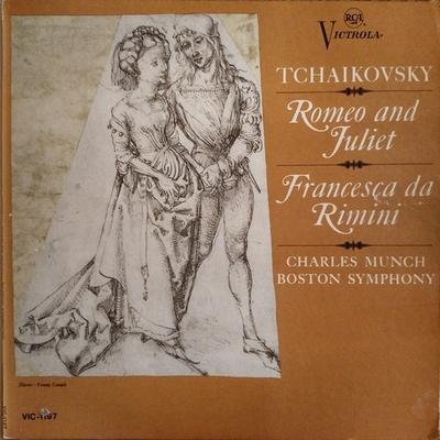 LP Record PYOTR ILYICH TCHAIKOVSKY : BOSTON S - Romeo & Juliet And Francesca Da Rim VIC1197 RCA Victrola US Classical Used