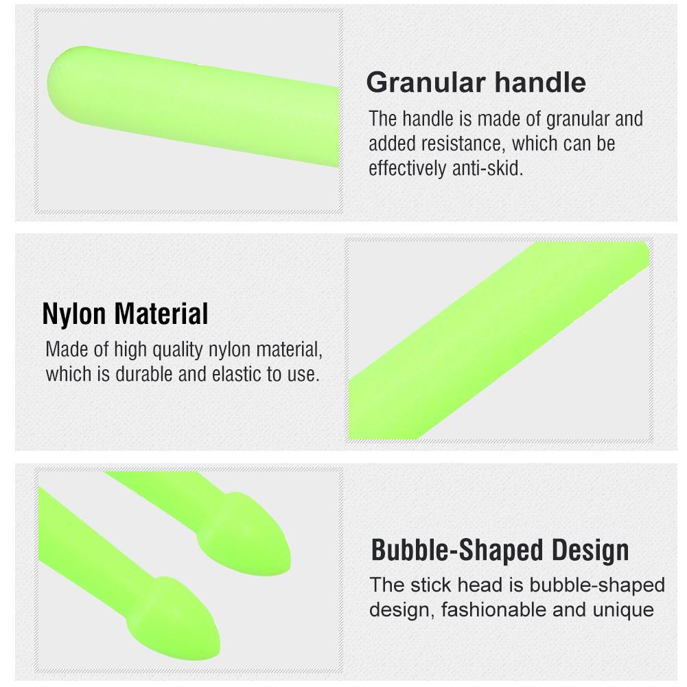 5 barev Odolný nylon Paličky ve tvaru kapky Bicí sada Paličky Hudební doplňky Nástroje