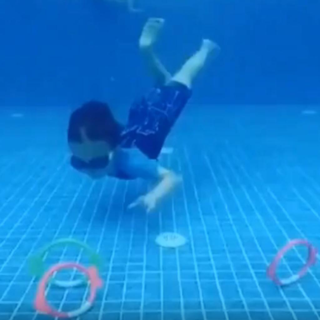 3/4/6PCS Kids Funny Swimming Pool Diving Toy Set Children Underwater Water Play Toy with Fish Shape for Boys Girls