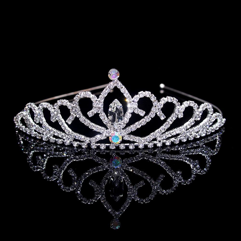 

Fashionable Bridal Wedding Crown Women s Hollow Claw Chain Rhinestone Headband Children s Princess Crown Headband Headwear