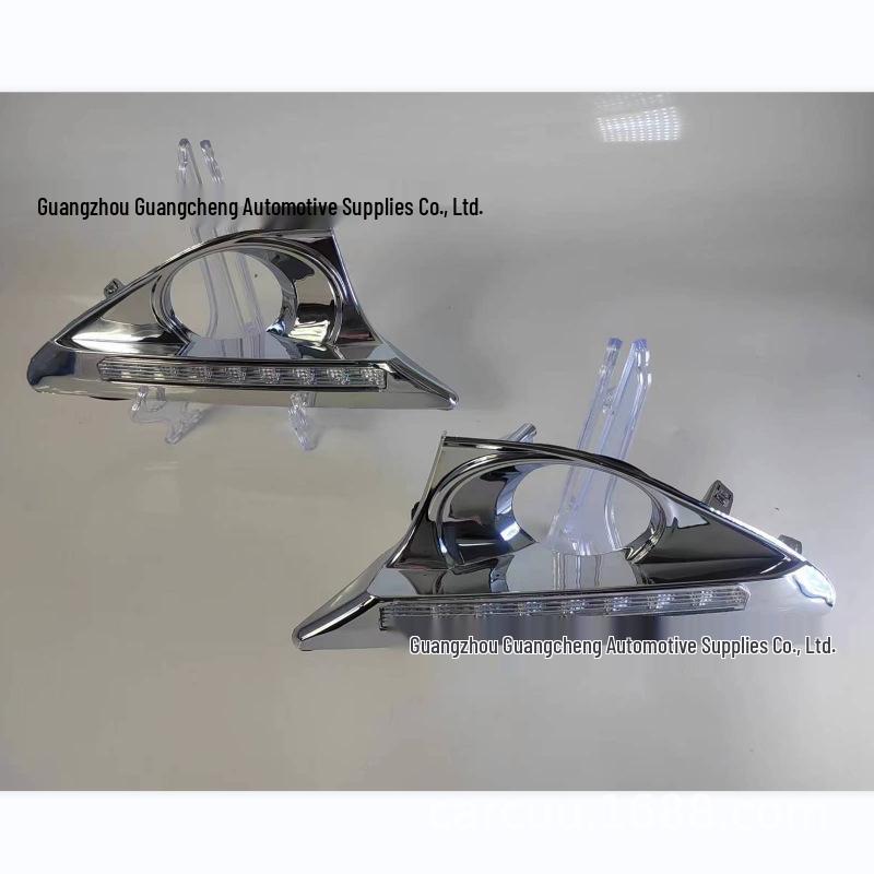 Compatible Daytime Running Lights & Turn Signal for 2011-2013 Toyota Camry - White & Amber