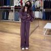 Temperament Fashion Two-piece Spring and Autumn New Hooded Thin Versatile Sports Two-piece Internet Celebrity Suit Women