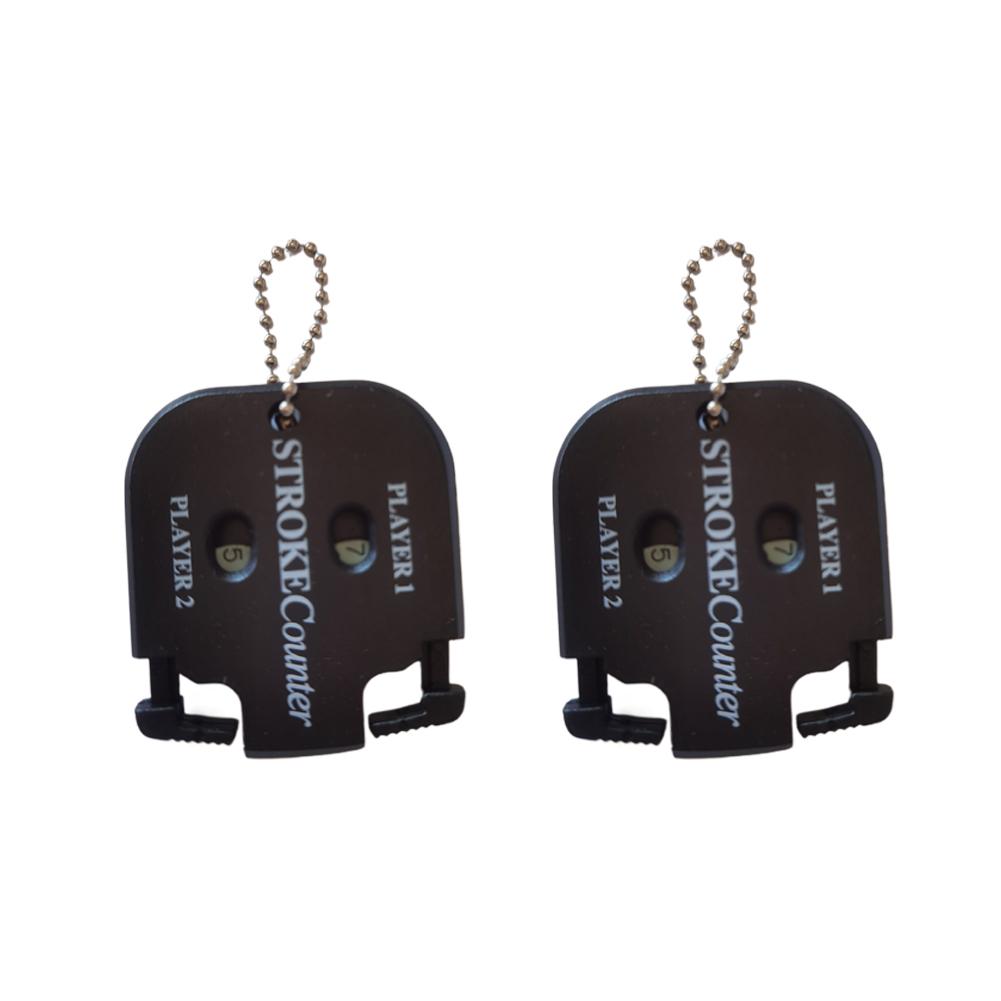 Mini Handy Golf Shot Count Stroke Putt Score Counter Two Digits Scoring Keeper With Key Chain Golf Accessorie Golf Training Aids