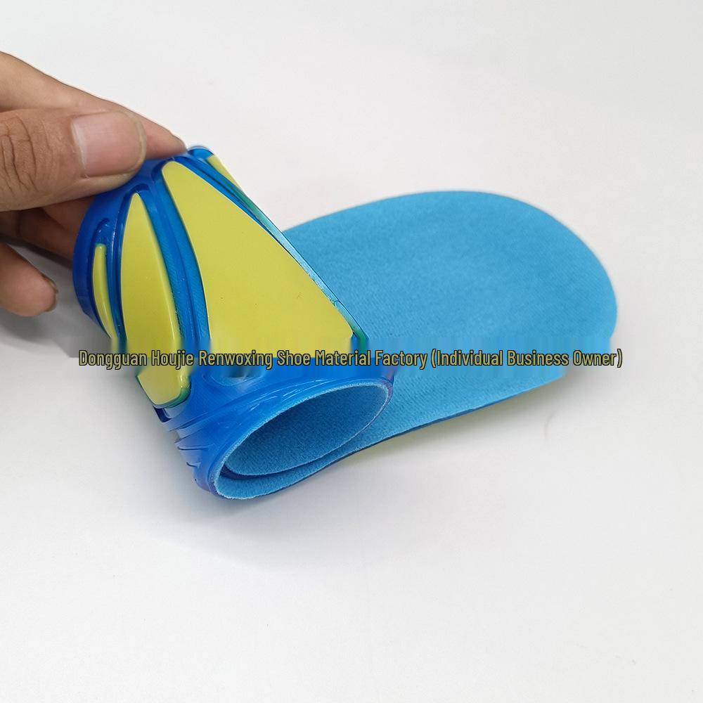 TPE Gel Sport Insoles: Shock-Absorbing, Thick U-Heel, Anti-Abrasion, Massage Comfort