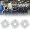 5 Pcs White Plastic Gear Knitting Machine Replacement Accessory Fit for Silver Reed