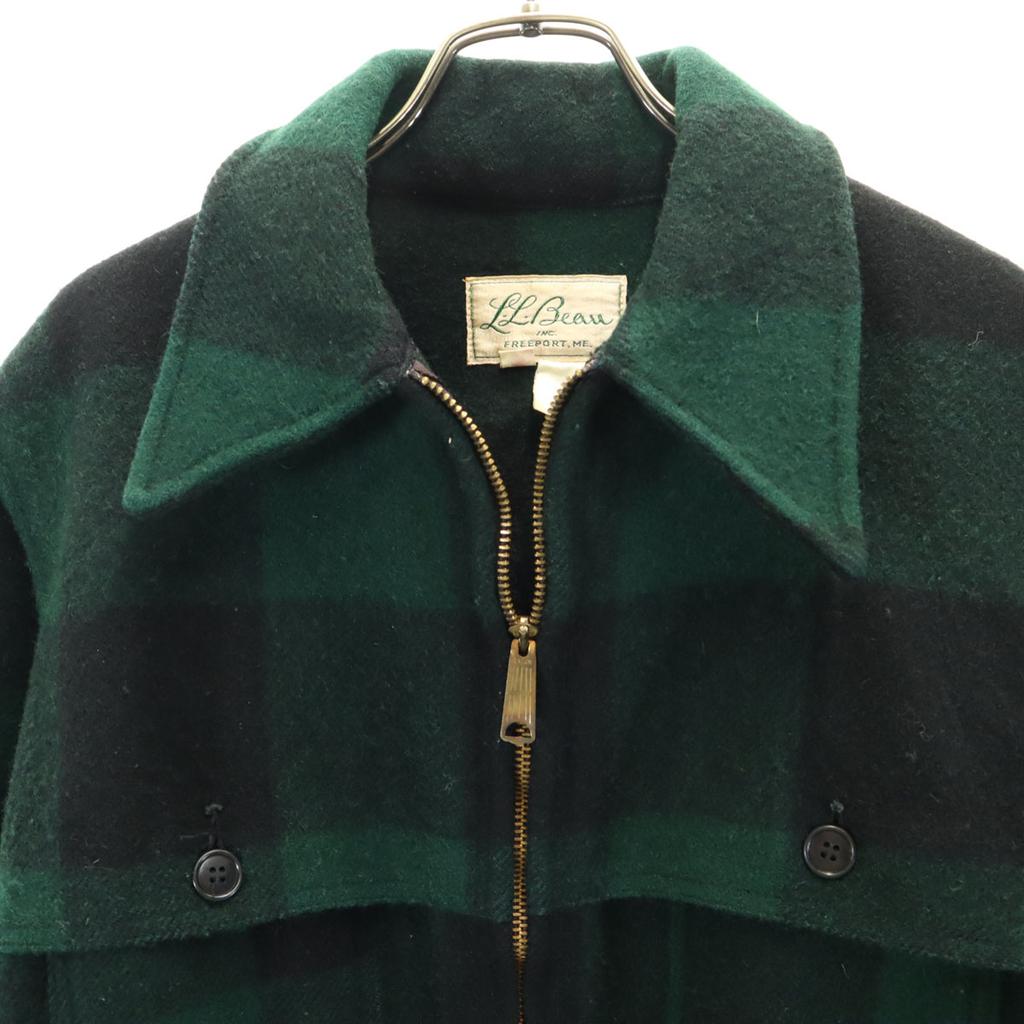 L.L.BEAN 70s Vintage Cursive Tag Zip Jacket M Green System Men's Used