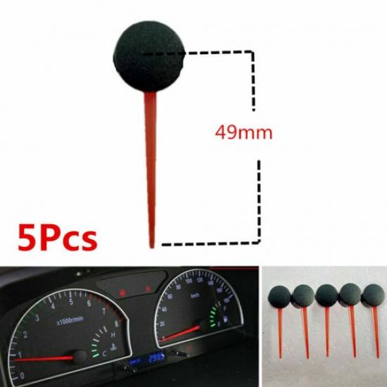 5Pcs 49MM Length Universal Plastic Car Motorcycle Speedometer Needles Pointers