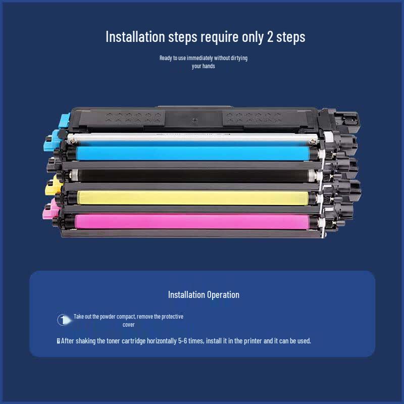 Compatible TN281 Black Refillable Toner Cartridge for Brother Printers