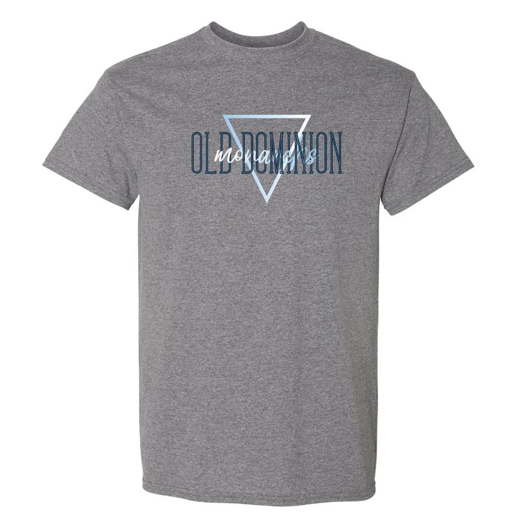 Old Dominion Monarchs Gradient Triangle T Shirt - Team Color College University