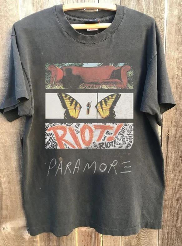 Rock Band Concert Tour Graphic Charcoal Unisex T-shirt S-3XL S
