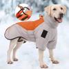 Autumn Winter Large Dog WarmClothes Waterproof Big Dog Jacket Vest With High Collar Pet Dog Coat Clothing For French Bulldog
