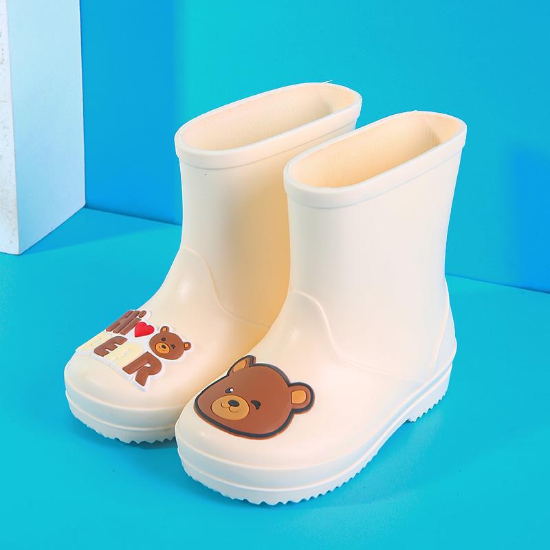 

Детские дождевые ботинки детский сад малыш нескользящие водонепроницаемые резиновые сапоги с широким голенищем мальчик водные туфли мультяшные зимние 25 yards/rain shoe inner length 15cm