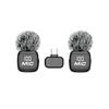 Dual Wireless Lavalier Microphone with Digital Display & AI Noise Reduction for Video Streaming & Live E-commerce
