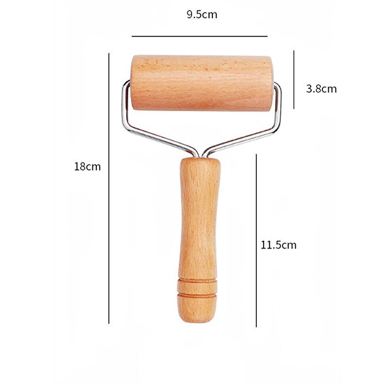 Pastry Pizza Roller, Smooth Non Stick Stainless Steel Rolling Pin Time-Saver Pizza Dough Roller for Home Kitchen Baking Cooking