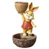 Resin Cartoon Animal Simulation Rabbit Succulent Green Plant Flower Pot Ornament Courtyard Outdoor Garden Ornament