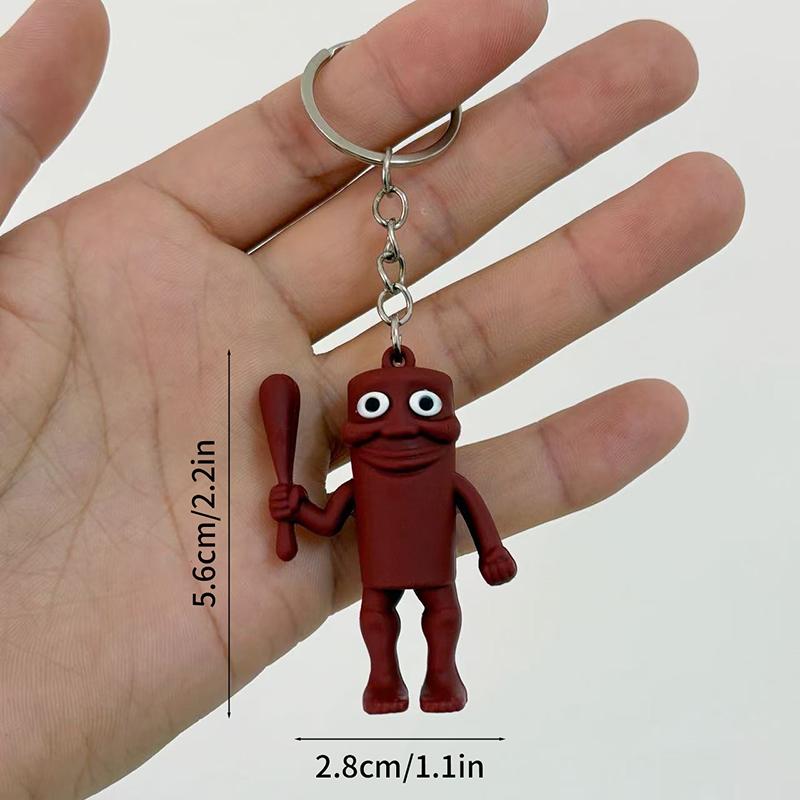 Playful Italian Brainrot Animals Keychains Acrylic Shark Keychain Meme Keyrings Fans Friends Gifts Phone Charms Backpack Pendants