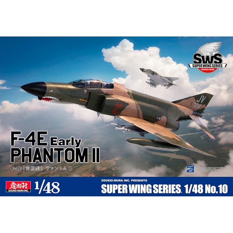 SWS 1/48 Scale F-4E (Early Model) Phantom II Plastic Model
