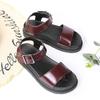 Fashion Women's Sandals 2025 New Platform Sandal Peep Toe Metal Buckle Stitch Roman Sandal Large Size Trend Casual Sport Women's Sandals